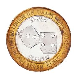 .999 Silver McCarran International Airport Las Vegas, NV $10 Limited Gaming Token