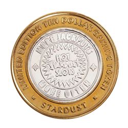 .999 Fine Silver Stardust Casino Las Vegas, NV $10 Limited Edition Gaming Token