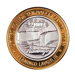 .999 Fine Silver Flamingo Casino Las Vegas, NV $10 Limited Edition Gaming Token