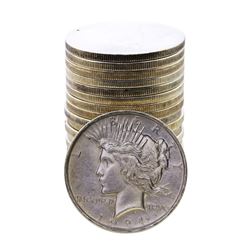 Roll of (20) 1924 $1 Peace Silver Dollar Coins