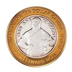 .999 Silver Westward Ho Casino Las Vegas $10 Casino Limited Edition Gaming Token