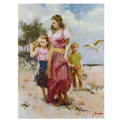 Pino (1939-2010) "Sea Spray" Limited Edition Giclee on Canvas