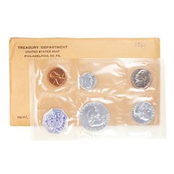 1961 (5) Coin Proof Set in Original Envelope