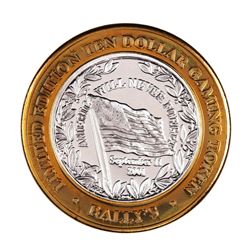.999 Silver Bally's Las Vegas, Nevada $10 Casino Limited Edition Gaming Token