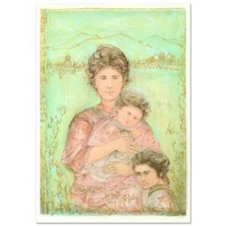 Edna Hibel (1917-2014) "Tatyana's Family" Limited Edition Lithograph