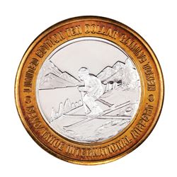 .999 Silver Fly RNO Reno Tahoe $10 Casino Limited Edition Gaming Token