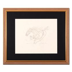 Guillaume Azoulay "AU Sketch" Original Etching on Paper