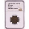 Image 1 : 1806 Small 6 No Stems C-1 Draped Bust Half Cent Coin NGC XF Details