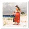 Image 1 : Pino (1939-2010) "Beach Walk" Limited Edition Giclee on Canvas