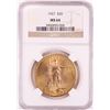 Image 1 : 1927 $20 St. Gaudens Double Eagle Gold Coin NGC MS64