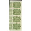 Image 2 : Uncut Sheet of (4) State of Louisiana Baby Bond Obsolete Notes