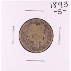 1893-S Barber Quarter Coin