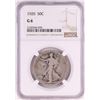 Image 1 : 1920 Walking Liberty Half Dollar Coin NGC G6