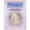 Image 1 : 1887-S $1 Morgan Silver Dollar Coin PCGS MS63