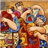 Image 2 : Dorit Levi "Trio Chorus" Limited Edition Serigraph