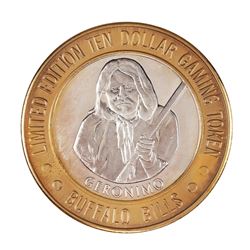 .999 Silver Buffalo Bills Resort & Casino Primm, NV $10 Limited Edition Gaming Token
