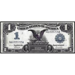 1899 $1 Black Eagle Silver Certificate Note