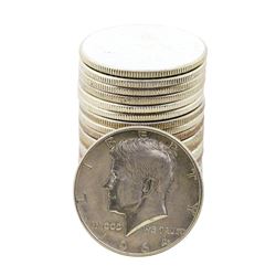 Roll of (20) Brilliant Uncirculated 1964 Kennedy Half Dollar Coins