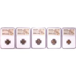 Lot of (5) Ancient Roman Empire Coins NGC Certified