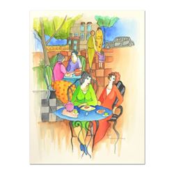 Itzchak Tarkay (1935-2012) Original Mixed Media Watercolor