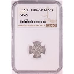 1629 KB Hungary Denar 'Madonna and Child' Coin NGC XF45