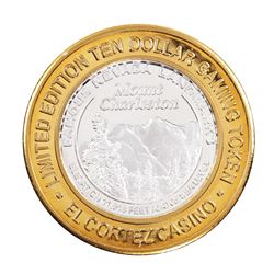 .999 Fine Silver El Cortez Hotel & Casino Las Vegas $10 Limited Edition Gaming Token
