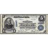 Image 1 : 1902PB $5 Brotherhood Co-Operative NB Tacoma, WA CH# 12667 National Currency Note