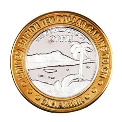 .999 Fine Silver Sam Boyd's California $10 Casino Limited Edition Gaming Token