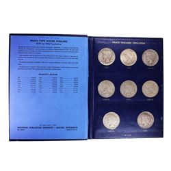 1921-1935 $1 Peace Silver Dollar Coins in Folder