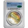 Image 2 : 1881-S $1 Morgan Silver Dollar Coin PCGS MS64 CAC Amazing Toning