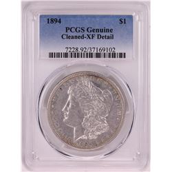 1894 $1 Morgan Silver Dollar Coin PCGS XF Details