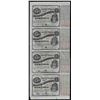 Image 1 : Uncut Sheet of (4) State of Louisiana Baby Bond Obsolete Notes