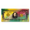 Image 1 : Steve Kaufman (1960-2010) "$500 Dollar Bill" Limited Edition Silkscreen on Canvas