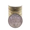 Image 1 : Roll of (20) Brilliant Uncirculated 1922 $1 Peace Silver Dollar Coins