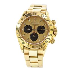 18KT Yellow Gold Rolex Daytona Paul Newman Chronograph Watch