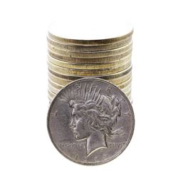 Roll of (20) 1922 $1 Peace Silver Dollar Coins