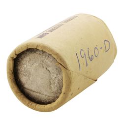 Original Bank Roll of (20) Brilliant Uncirculated 1960-D Franklin Half Dollar Coins