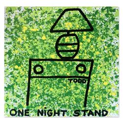 Todd Goldman "One Night Stand" Original Acrylic Painting on Canvas
