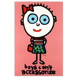 Todd Goldman "Boys Can't Accessorize" Limited Edition Lithograph