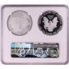 Image 2 : 2010 $1 American Silver Eagle Coin Set NGC MS69/PF69 Ultra Cameo