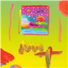 Image 2 : Peter Max "Woodstock Series: Cosmic Sunrise" Original Mixed Media Acrylic on Paper