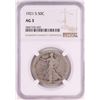 Image 1 : 1921-S Walking Liberty Half Dollar Coin NGC AG3