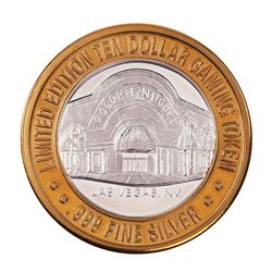 .999 Silver Golden Nugget Las Vegas, Nevada $10 Limited Edition Casino Gaming Token
