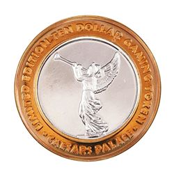 .999 Silver Caesars Palace Las Vegas, Nevada $10 Casino Limited Edition Gaming Token