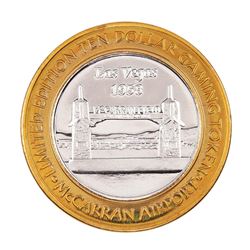 .999 Silver McCarran International Airport Las Vegas, NV $10 Limited Gaming Token