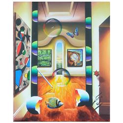 Ferjo "Foyer of Masters Melting Away" Original Oil Painting on Canvas