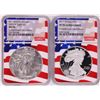 Image 1 : Lot of 2019-W $1 Burnished/Proof American Silver Eagle Coins NGC MS70/PF70 Ultra Cameo