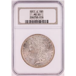 1901-O $1 Morgan Silver Dollar Coin NGC MS65