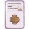 Image 1 : AH451-492 Ghaznavid Dinar A-1637 Ibrahim Gold Coin NGC Genuine