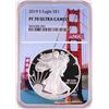 Image 1 : 2019-S $1 Proof American Silver Eagle Coin NGC PF70 Ultra Cameo Bridge Core